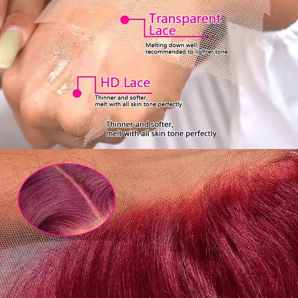 200 Density Burgundy Deep Wave - Human Hair Wigs recensie en prijs