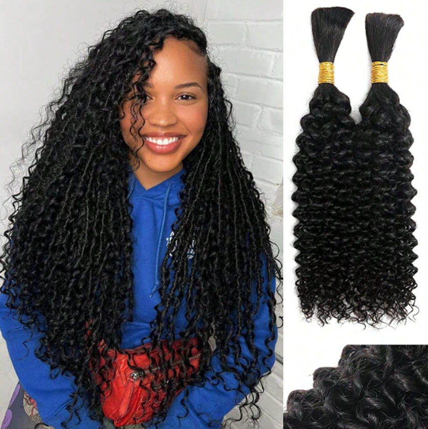 Haar zonder weft voor vlechten - Water Wave Bulk Human Hair For Braiding recensie en prijs