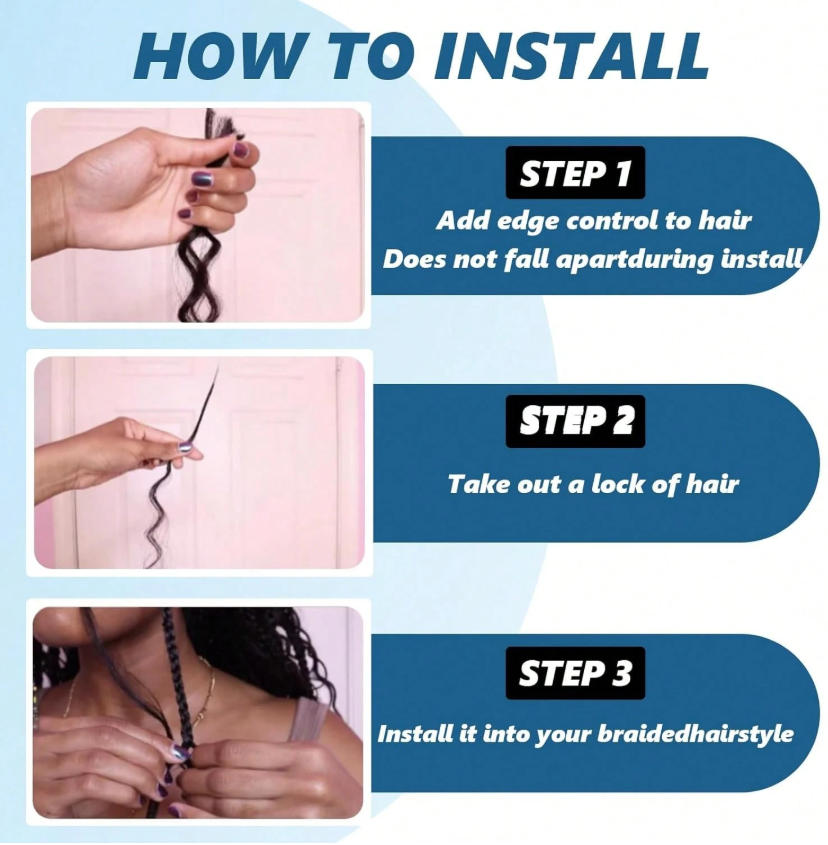 Haar zonder weft voor vlechten - Water Wave Bulk Human Hair For Braiding recensie en prijs