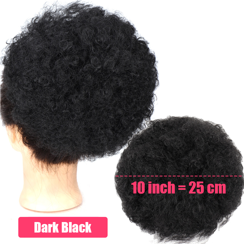 Synthetische 10 inch grote afr - Drawstring Afro Curly Puff Ponytail recensie en prijs